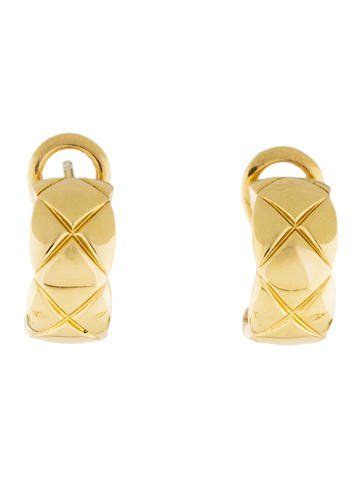 chanel huggies|chanel extrait earrings.